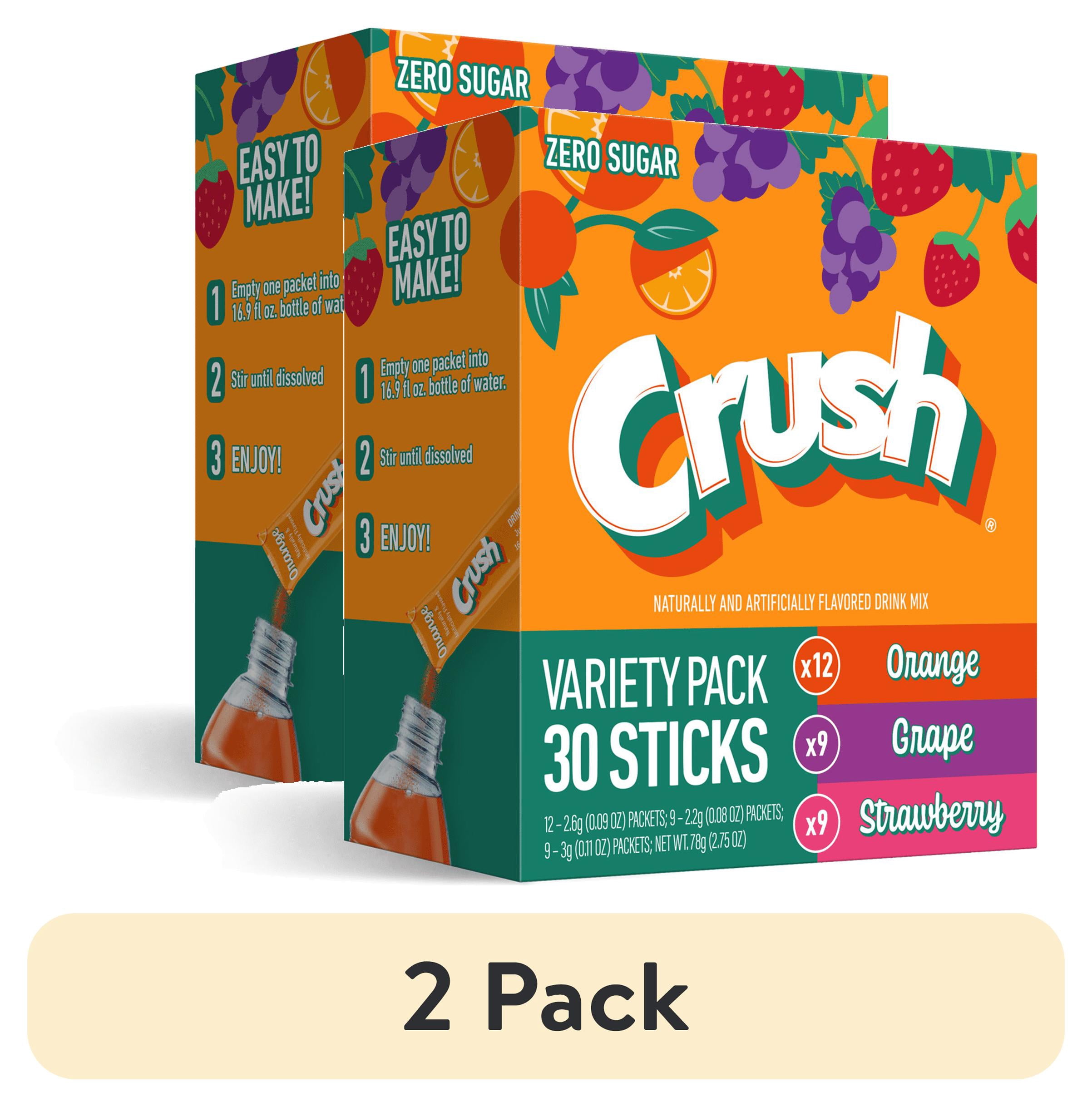 Crush Powdered Drink Mix Variety Pack, Orange