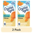 thumbnail image 1 of (2 pack) Crystal Light Drink Mix with Caffeine, 10 Packets, for Convenient On-the-Go Flavorful Hydration, Citrus Natural Flavor, Zero Sugar, 0.9 oz, 1 of 17