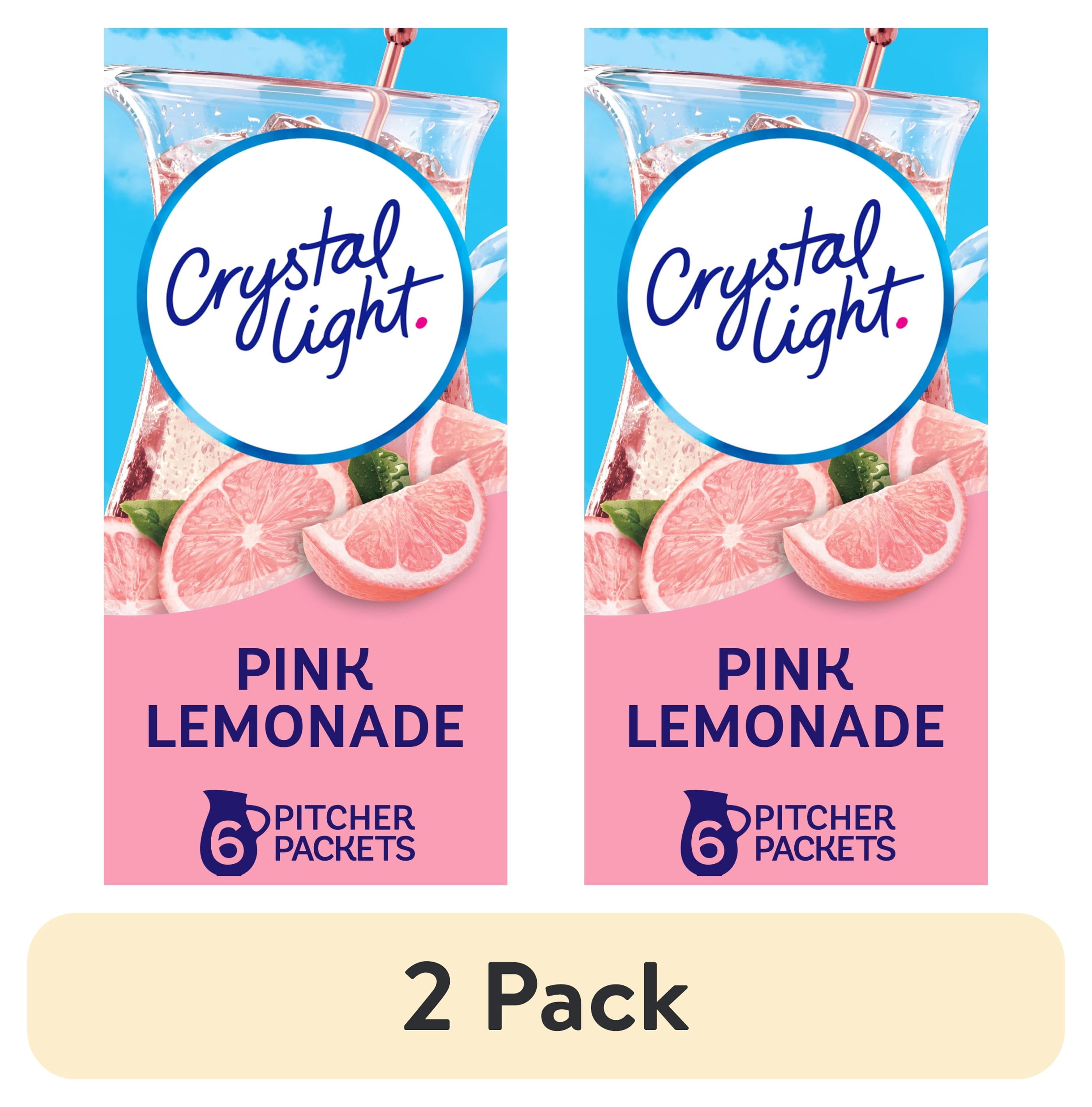 Lit Hydrations (2 pack) Crystal Light Drink Mix, 6 Pitcher Packets, for Flavorful ...