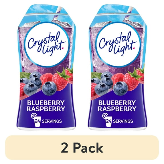 (2 pack) Crystal Light Liquid Blueberry Raspberry Naturally Flavored ...