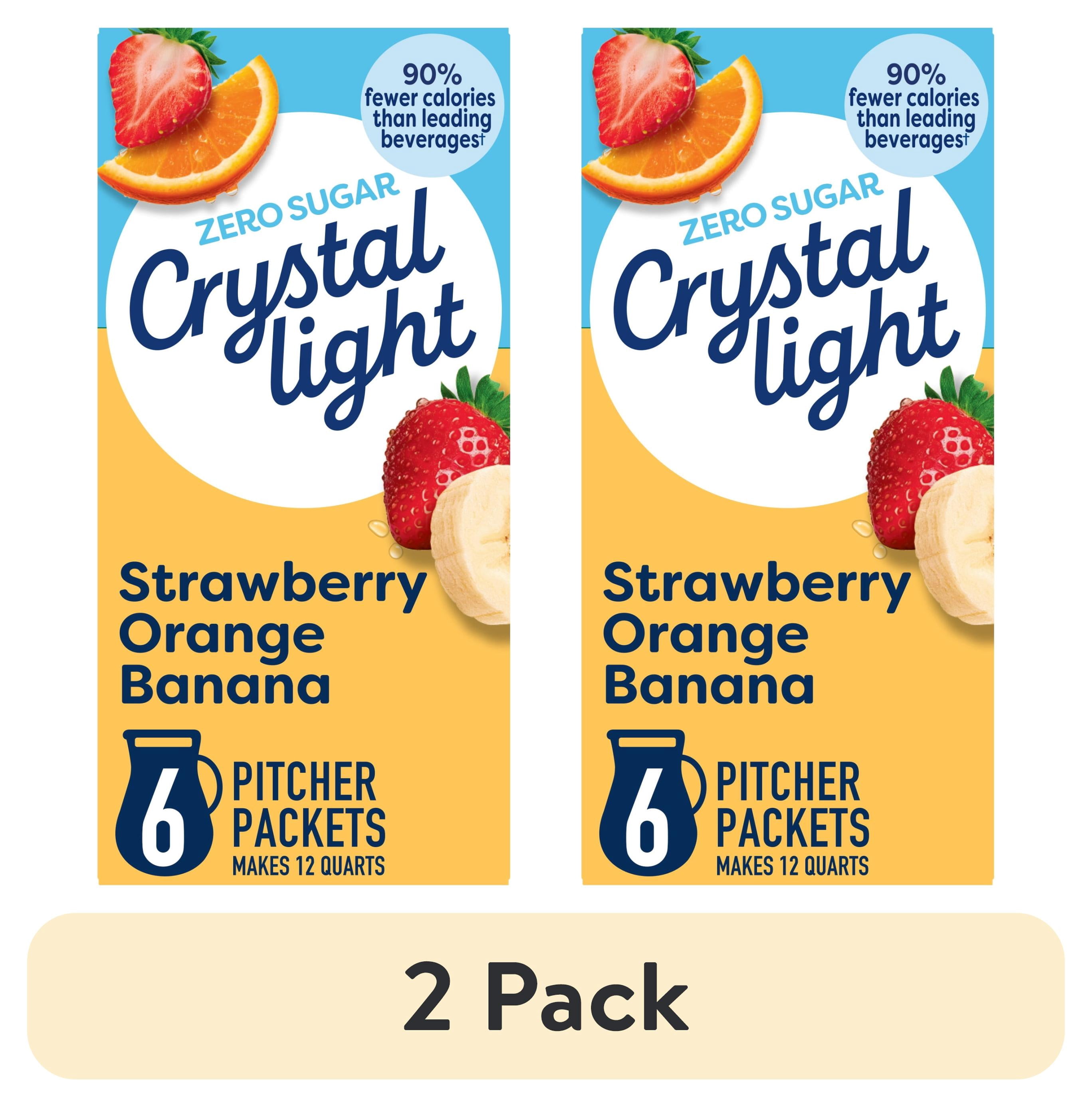 まーちゅりー 2 pack) Crystal Light Drink Mix, 6 Pitcher Packets, for Flavorful