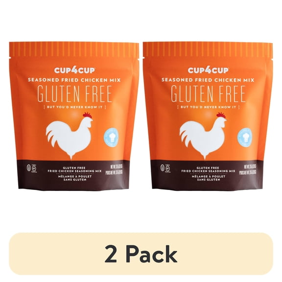 (2 pack) Cup4Cup Gluten-Free Fried Chicken Mix, 13.22 Oz