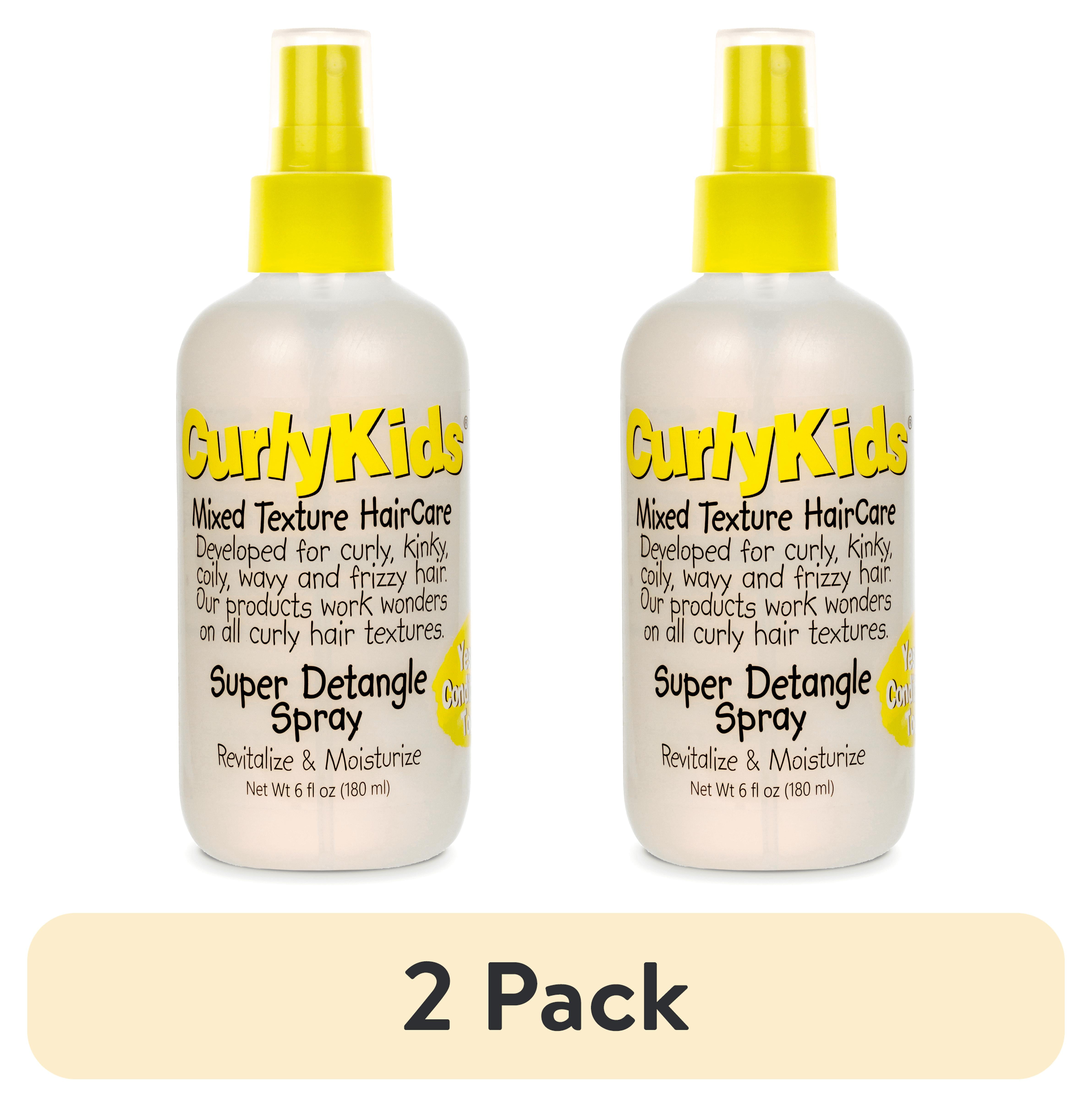 (2 pack) Curly Kids Super Detangling Spray, 6.0 floz, Child, Unisex