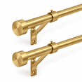 Window Grill Rods 2-pack Curtain Rod For Windows 28-48
