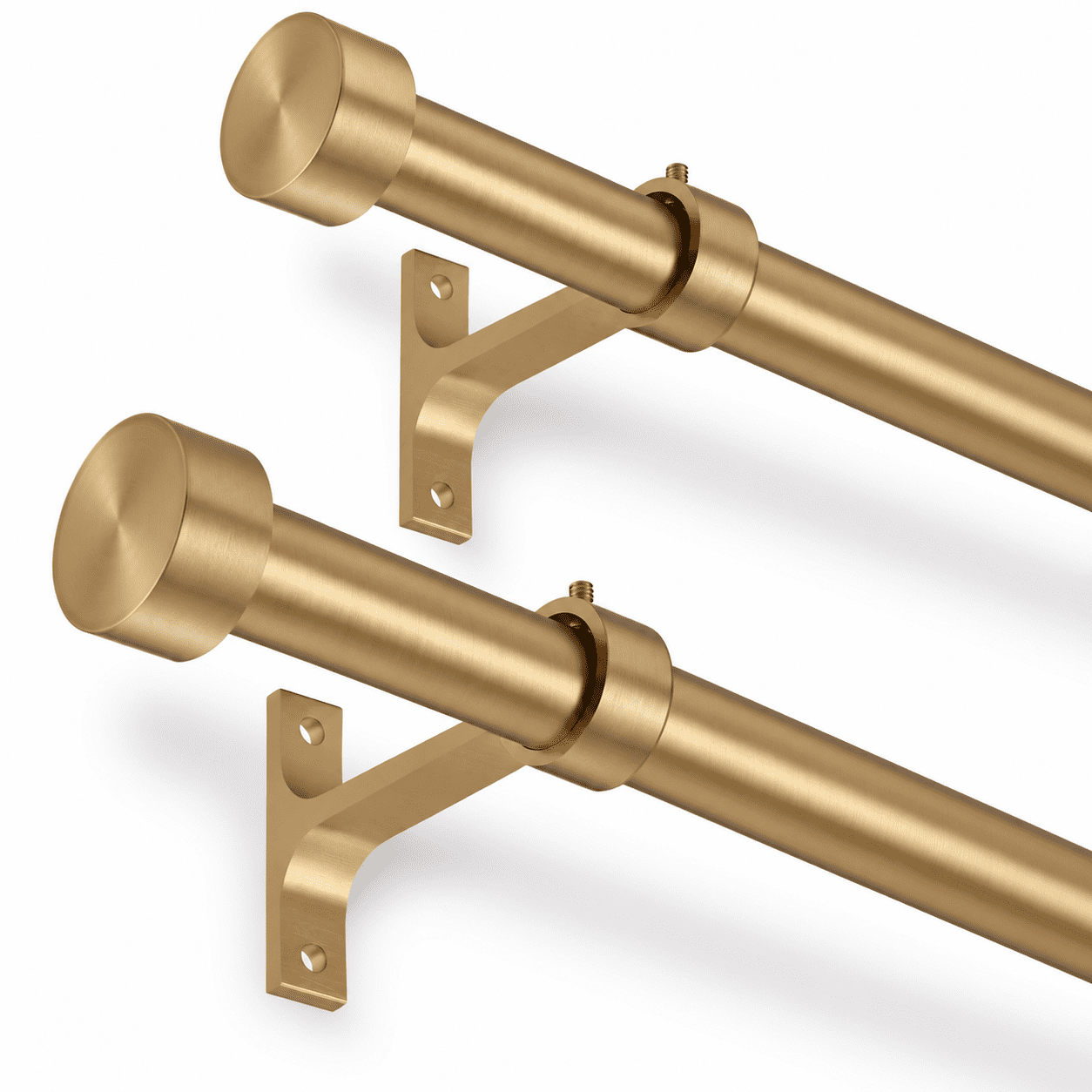 Window Grill Rods 2-pack Curtain Rod For Windows 48-84