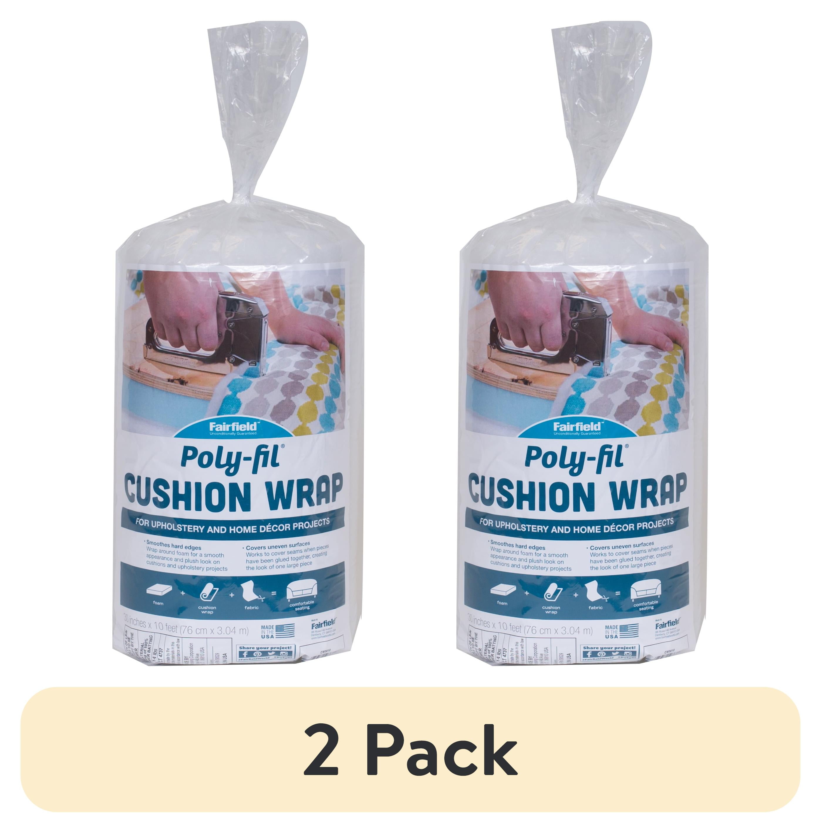 (2 pack) Fairfield Cushion Wrap for Crafts and Projects, 30" x 10 Feet