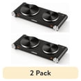 thumbnail image 1 of (2 pack) Cusimax 23.03 Inch 2-Coil Stainless Steel Countertop Burners, 1 of 7