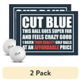 thumbnail image 1 of (2 pack) Cut Golf Blue Golf Balls, 4 Piece Urethane, 12 Pack, White, 1 of 6