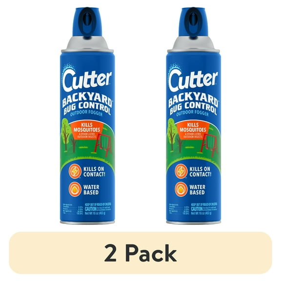 (2 pack) Cutter Backyard Bug Control Outdoor Fogger, 16 Ounces