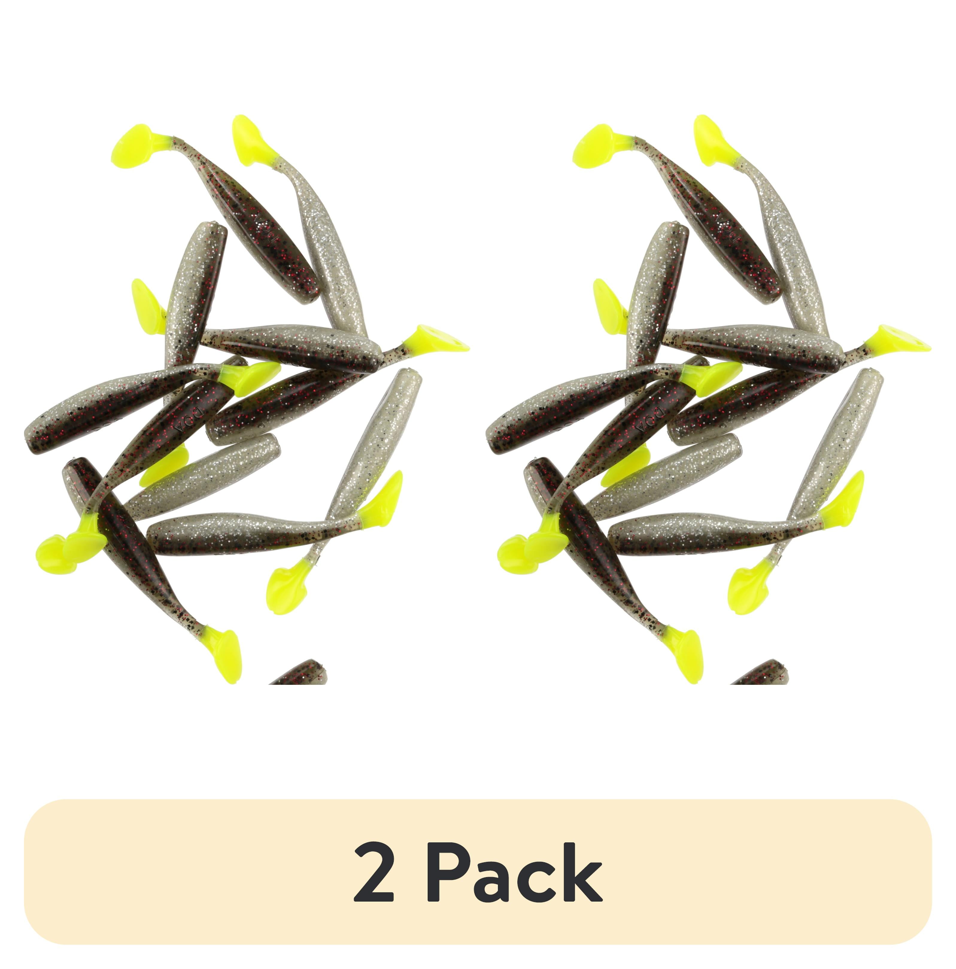 (2 pack) D.O.A. C.A.L. Shad Tail Pack, Figi Chix, 12 Count