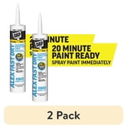 2 pack DAP Alex Fast Dry 10.1 oz White Acrylic Latex Silicone Caulk