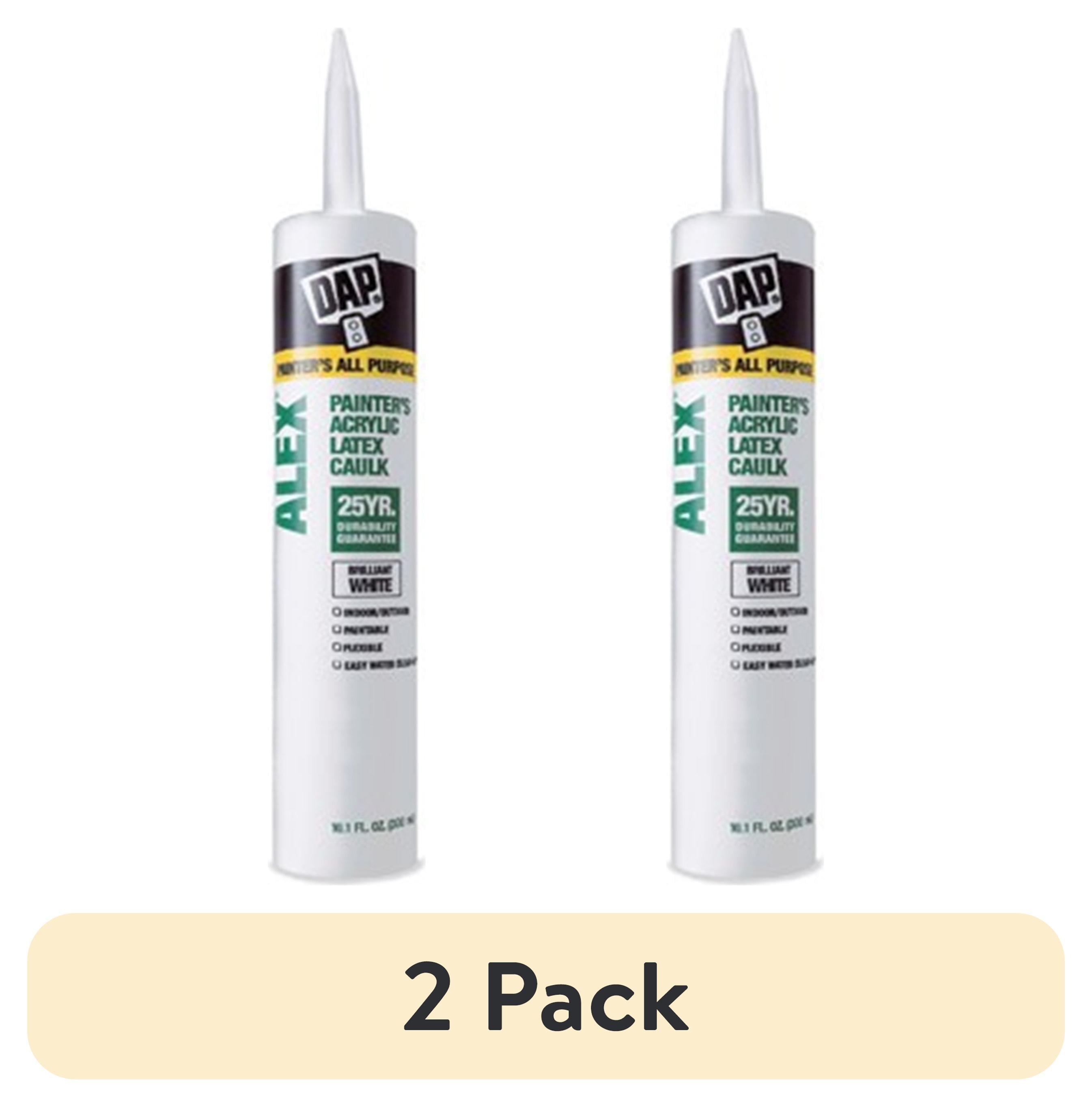 (2 pack) DAP Alex Painter's 10.1 oz White Acrylic Latex Caulk