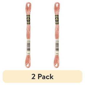 (2 pack) DMC Mouline 117-352 Six-Strand Embroidery Thread , Light Coral, 8.7-Yards