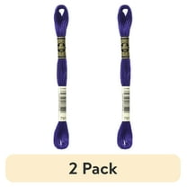 (2 pack) DMC Mouline 117-791 Six-Strand Embroidery Thread, Very Dark Cornflower Blue, 8.7-Yards