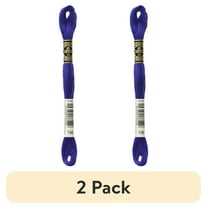 (2 pack) DMC Mouline 117-796 Six-Strand Embroidery Thread, Dark Royal, 8.7-Yards