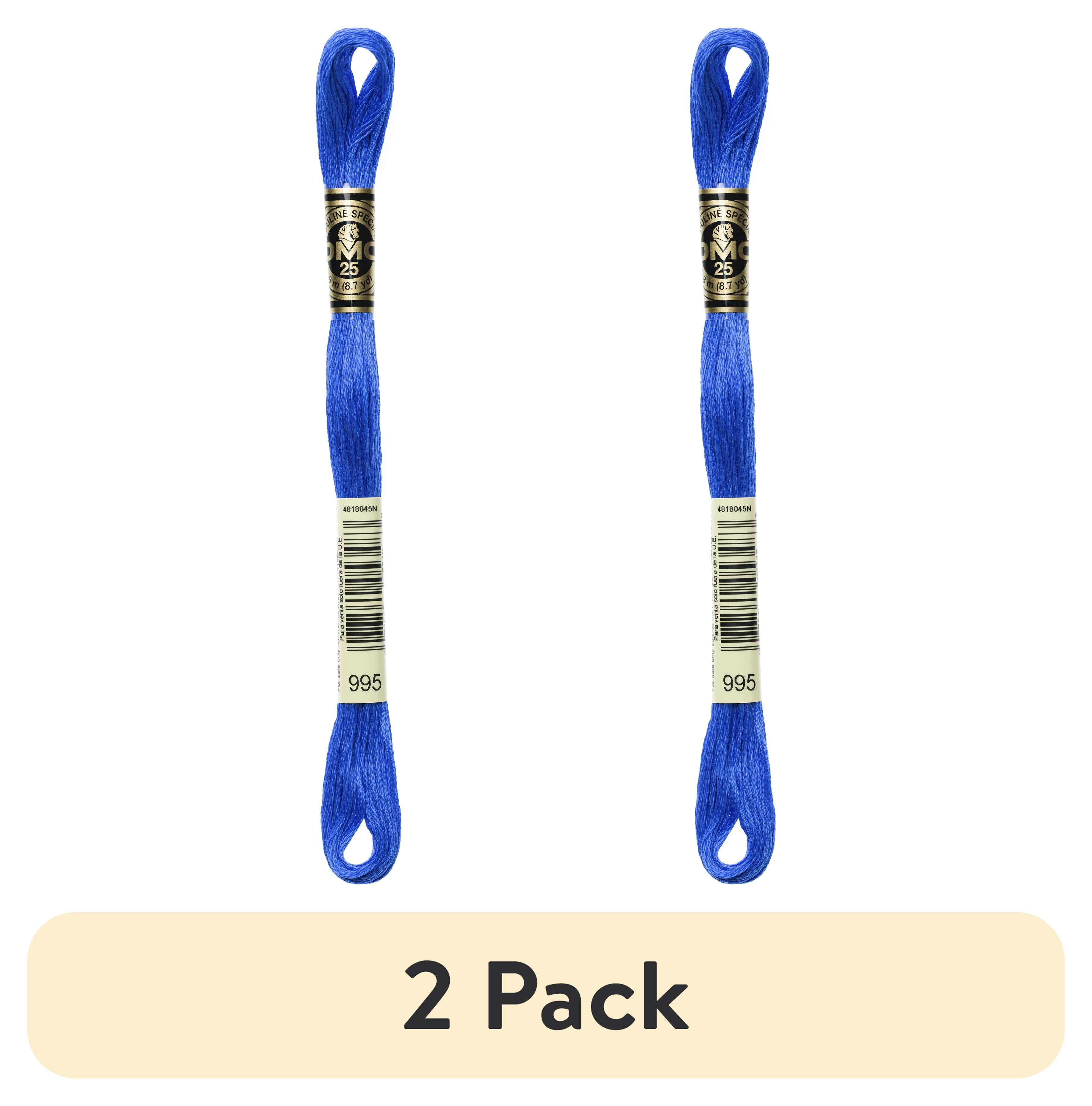 Matassine DMC 6 Capi In Cotone Mouliné Per Ricamo - Colore Blu Navy, 8 Metri - 2