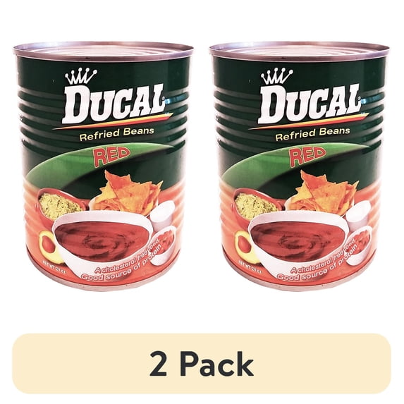 (2 pack) DUCAL Refried Beans Red 29 oz