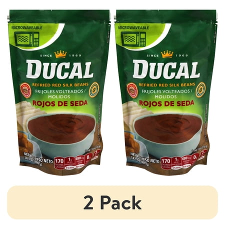 (2 pack) Ducal Refried Red Beans, 14.1 oz