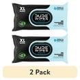 thumbnail image 1 of (2 pack) DUDE Wipes Flushable Wipes, XL Medicated Wet Wipes for Hemorrhoid Relief, Unscented, 48 Count, 1 of 9