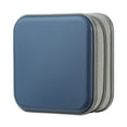 thumbnail image 1 of (2 pack) DVD Case, 48 Capacity Darkblue CD Hard Plastic Storage Case Holder Wallet, 1 of 8