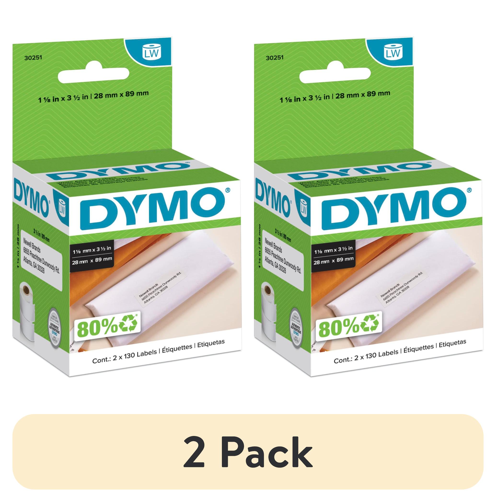 (2 pack) DYMO LW Mailing Address Labels for LabelWriter Label Printers ...