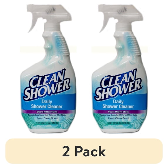 (2 pack) Clean Shower Daily Shower Cleaner, 32 Fluid Ounce, Pack of 1