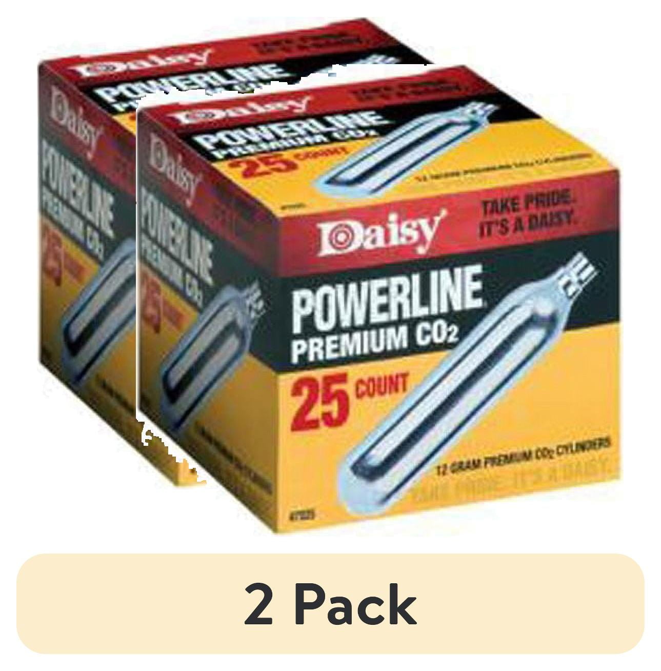 (2 pack) Daisy CO2 Cylinders 12g 25 Count for Air Pistols and Rifles