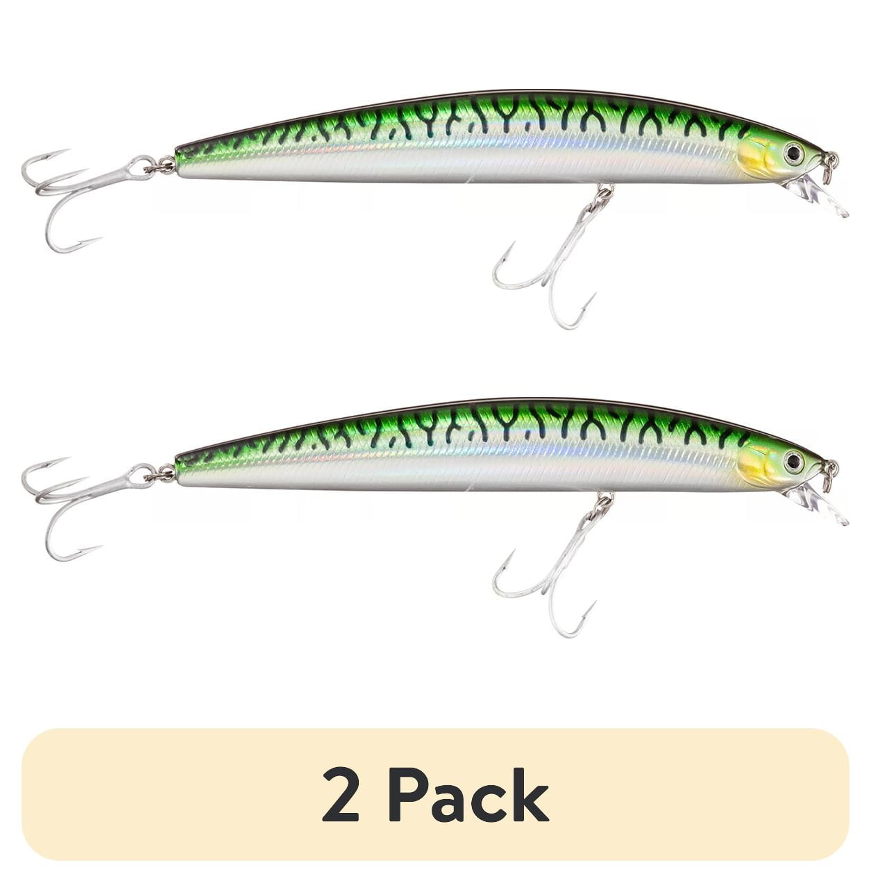 (2 pack) Daiwa Salt Pro Minnow Fishing Lure DSPM15F25 Green Mackerel