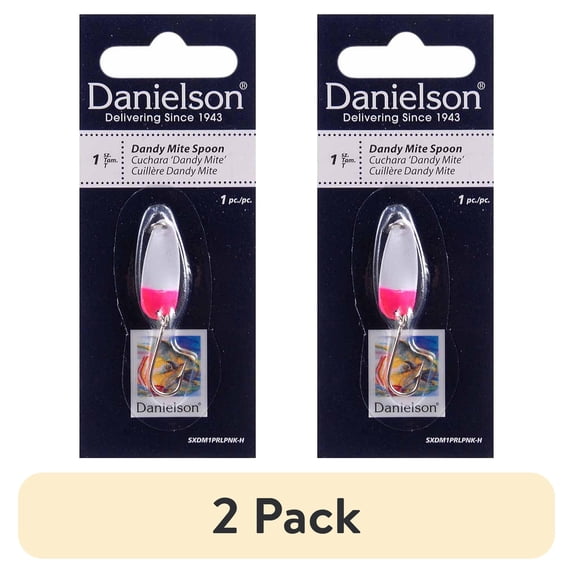 (2 pack) Danielson Spoon Dandy mite 1 Purple/Pink-H Fishing Products