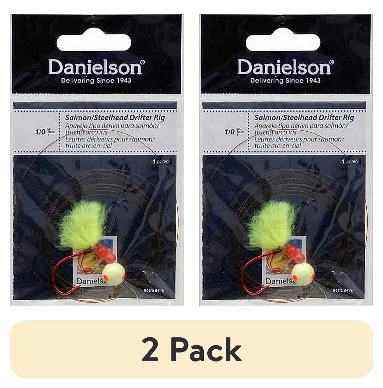(2 pack) Danielson salmon/steelhead rig with matzuo sickle hook