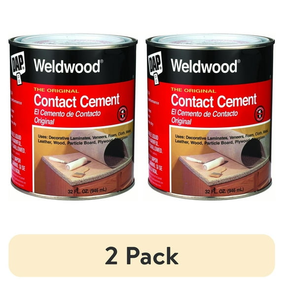 (2 pack) DAP Weldwood Original Contact Cement, 32 oz