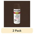 thumbnail image 1 of (2 pack) Dark Brown, Rust-Oleum Stops Rust Protective Enamel Satin Spray Paint-241239, 12 oz, 1 of 11