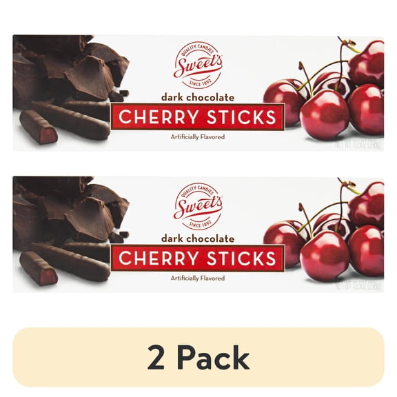 (2 pack) Dark Chocolate Cherry Sticks