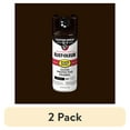 thumbnail image 1 of (2 pack) Dark Walnut, Rust-Oleum Stops Rust Custom Sprays 5 in 1 Gloss Spray Paint-376890, 12 oz, 1 of 11