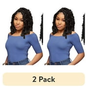 2 pack Darling Butterfly Locs Crochet Hair 2X Pack, 12 inch, #1B, Adult, Female