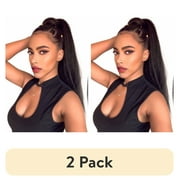 2 pack Darling Kinky Straight Wrap Around Ponytail, 26 inch,1, Female, Adult