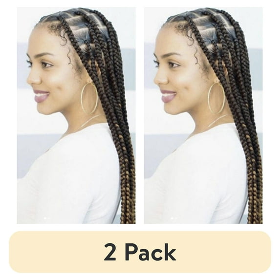 (2 pack) Darling Pre-Stretched Thrive Braid Hair 3X Pack, 52 inch, #1/27, Adult, Female