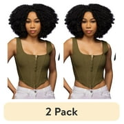 عبوة من قطعتين من شعر الكروشيه Darling Spring Twist مقاس 2X، 24 بوصة، رقم 1، للبالغين، للإناث