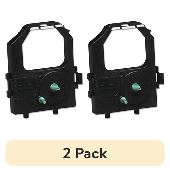 (2 pack) Dataproducts R5190 Compatible Nylon Ribbon with Re-Inker Black