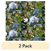 (2 pack) David Textiles 44" x 1 Yard Cotton A Rare Occasion Sewing & Craft Fabric Precut, Multicolor