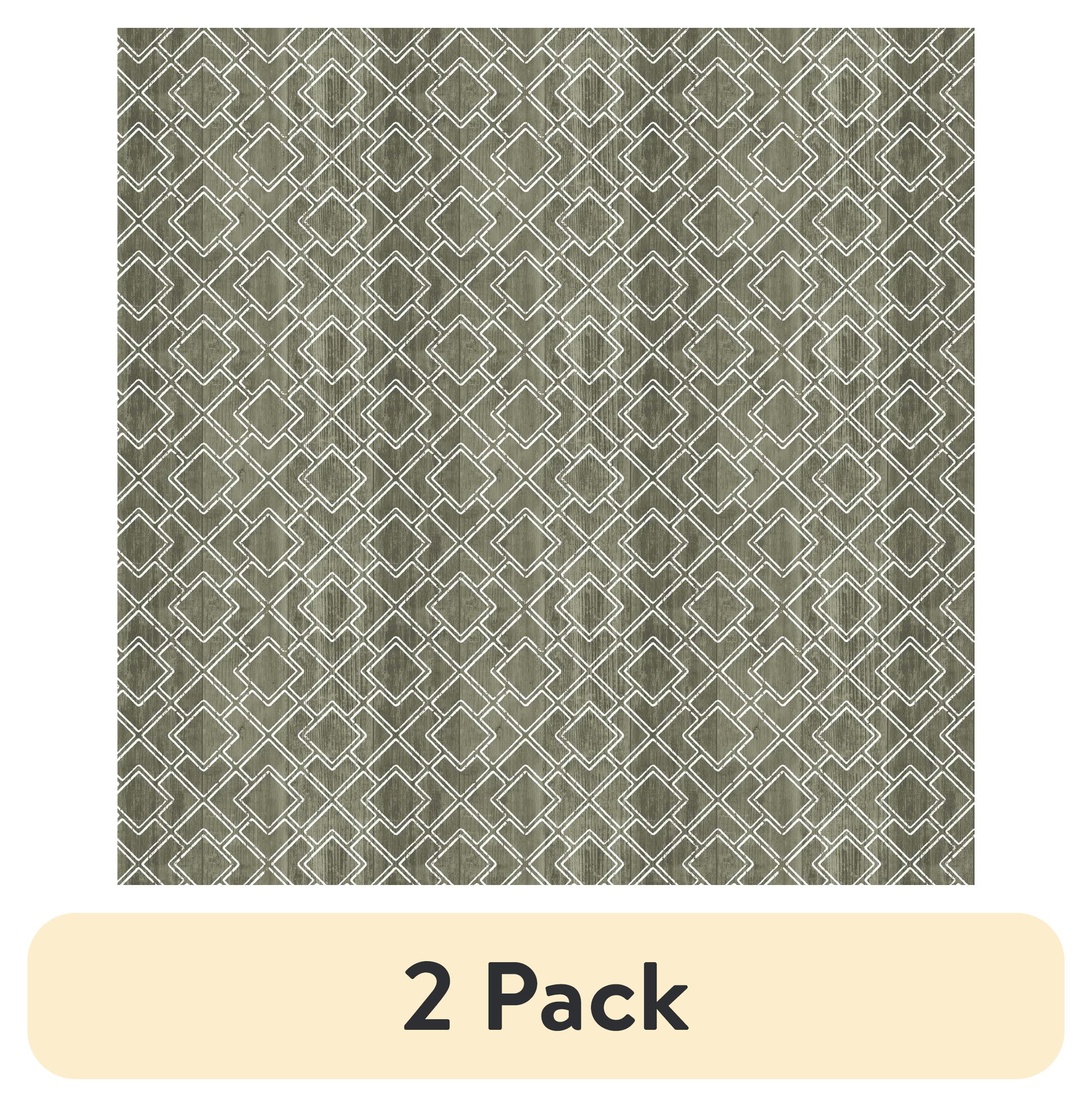 (2 pack) 1 Yard 100% Cotton Chart Pine, Green, 44" Wide for Quilting & Sewing by David Textiles