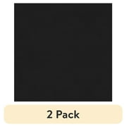 (2 pack) Mainstays 1.5 Yards 100% Polyester Brushed Fleece Solid, Black, 60" Wide for Crafts