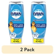 (2 pack) Dawn EZ-Squeeze Ultra Dish Soap Dishwashing Liquid, Original Scent, 14.7 fl oz