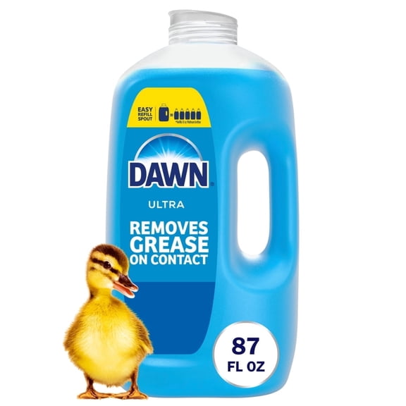 2 pack Dawn Ultra, Dishwashing Liquid, Refill Jug, Dish Soap, Original, 87 Fl oz