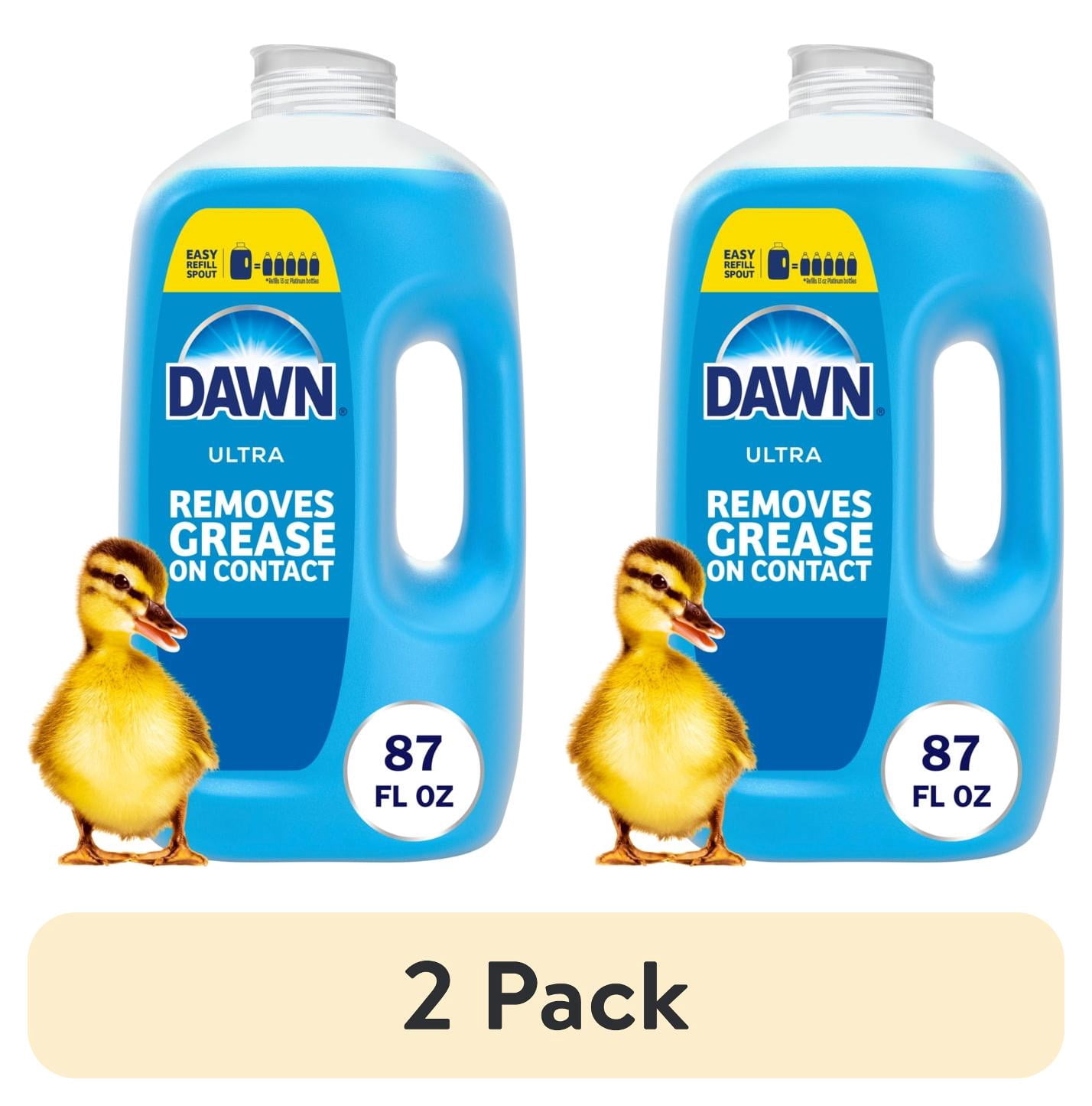 (2 pack) Dawn Ultra, Dishwashing Liquid, Refill Jug, Dish Soap, Original, 87 Fl oz
