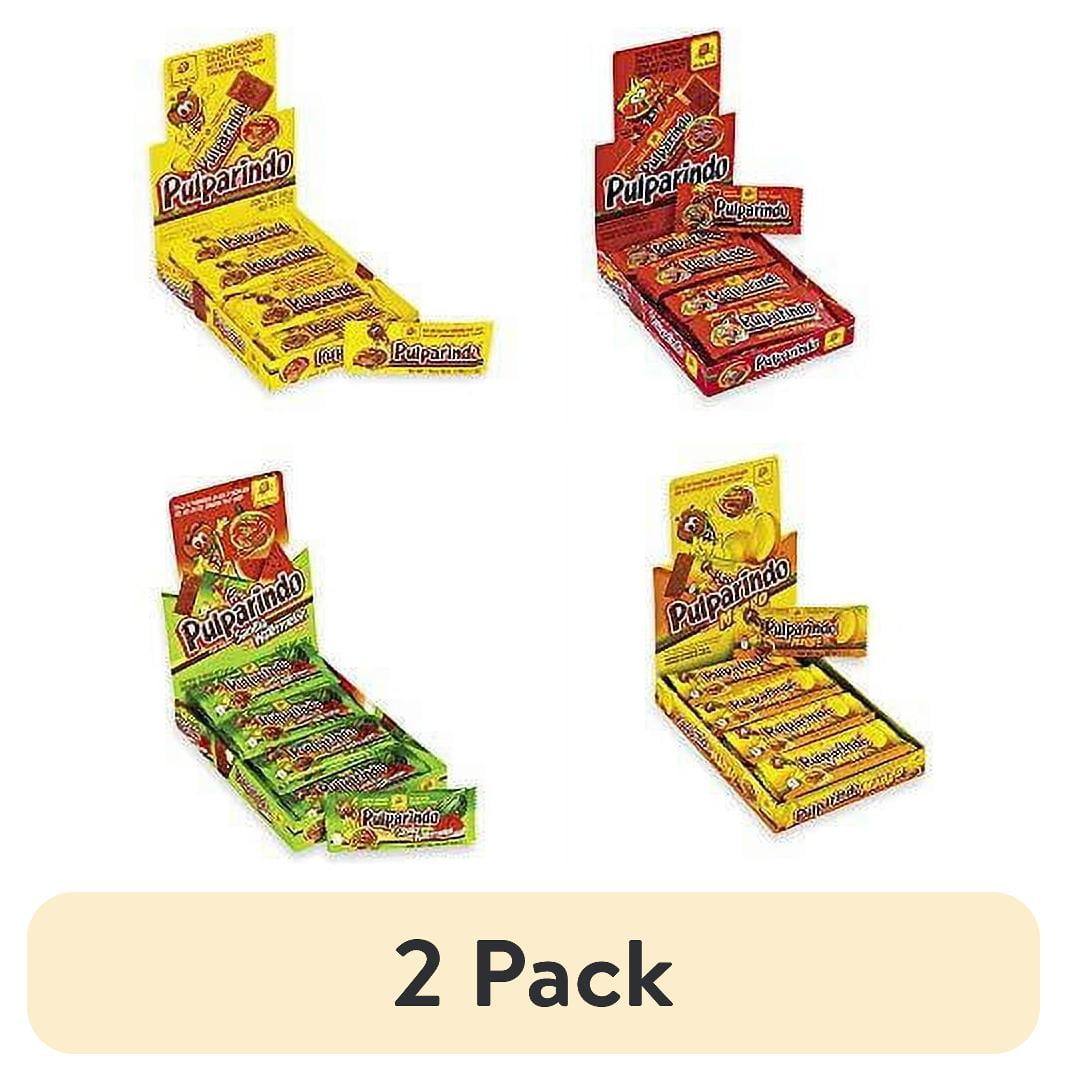 (2 pack) De La Rosa Pulparindo Chamoy Tamarind Candy, 20 Count