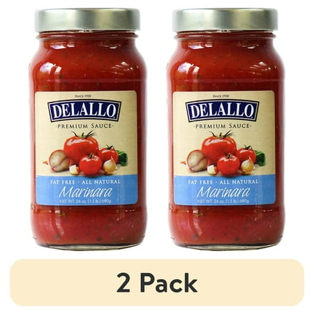 (2 pack) DeLallo Fat-Free Marinara Sauce, 24 oz.