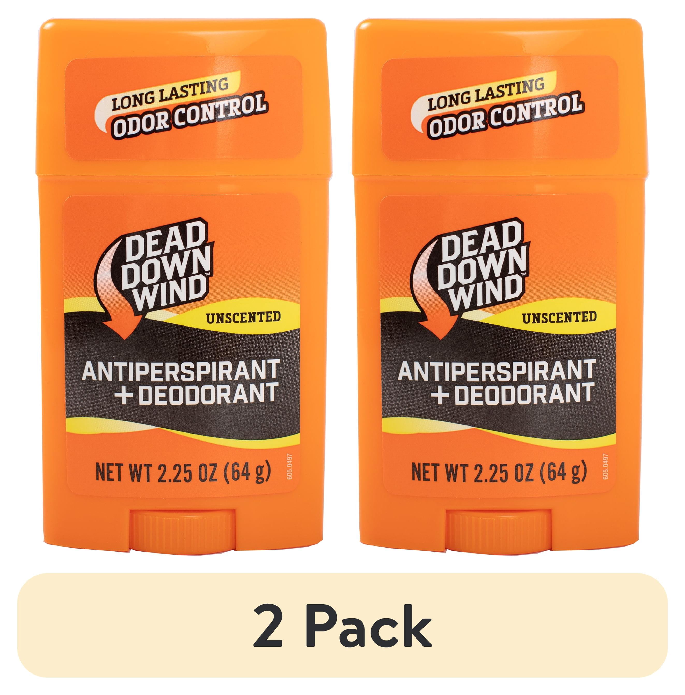 (2 pack) Dead Down Wind Antiperspirant + Deodorant - Unscented - 2.25 oz.