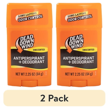 (2 pack) Dead Down Wind Antiperspirant + Deodorant - Unscented - 2.25 oz.
