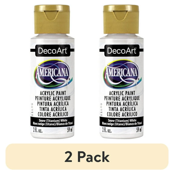 (2 pack) DecoArt Americana Acrylics Grey Color Family - 2oz Art & Craft Paints